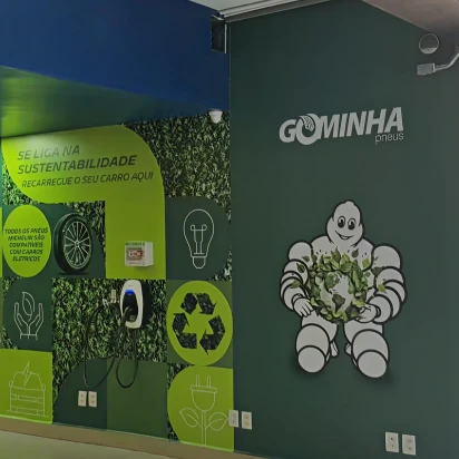 Ponto de carregamento Michelin na Gominha Pneus
